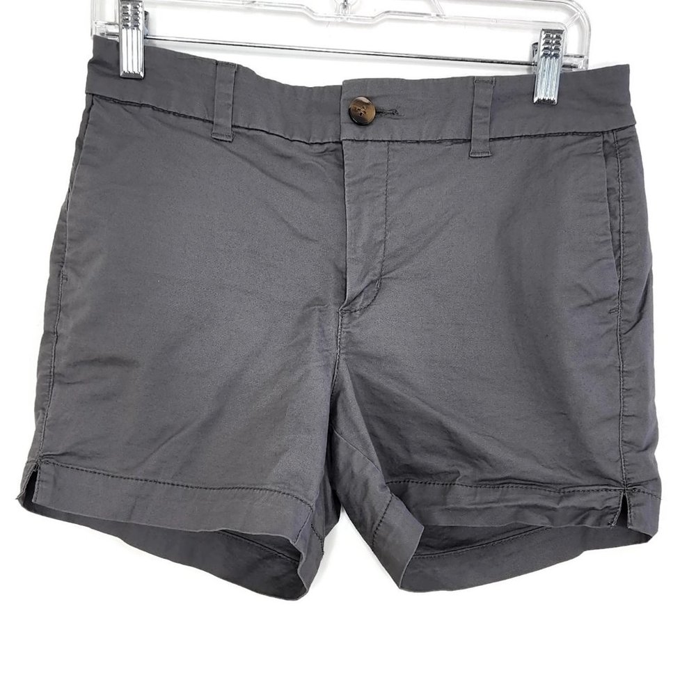 Old Navy Everyday Short 4 Gray Flat Front Pockets Mid Rise